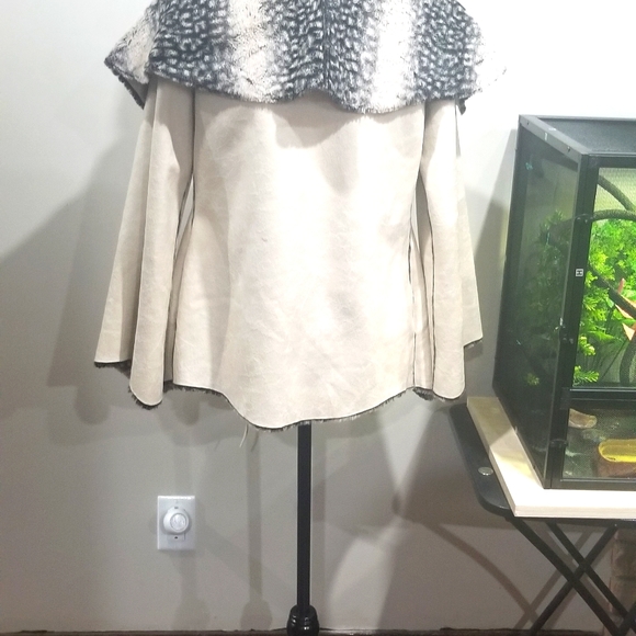 Chi by falchi vegan fur and suede luxe jacket - Picture 3 of 7